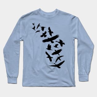 Nature - Flying Birds Long Sleeve T-Shirt